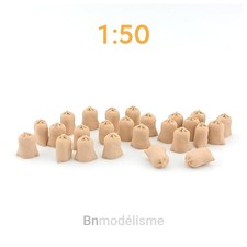 1:50 lot 25 bags, decor model diorama 1/50 goods jute bag warehouse