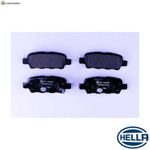 Brake pad set disc - brake, 8db