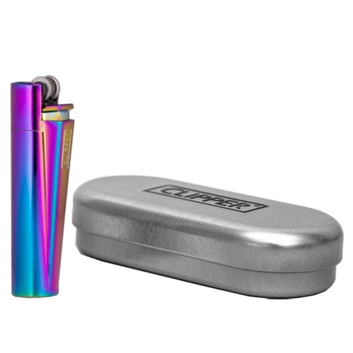 Clipper metal lighters - metal, jet
