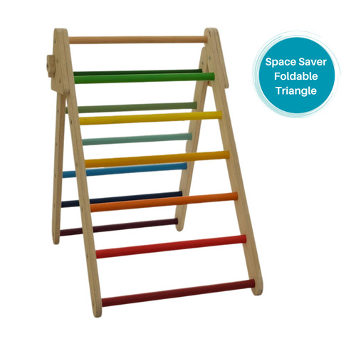 Wooden foldable triangle - wooden,