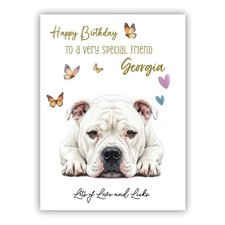 American Bulldog Personalised