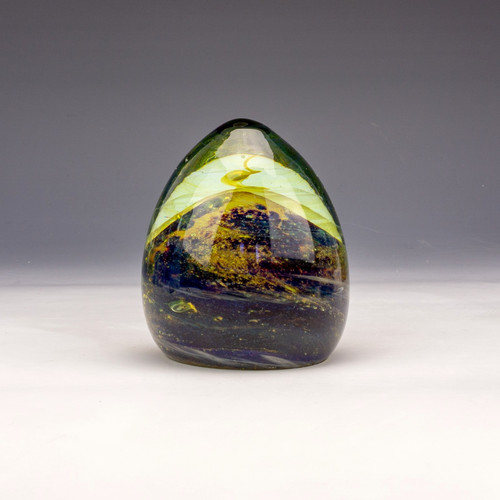 Mdina glass swirl paperweight - swirl,