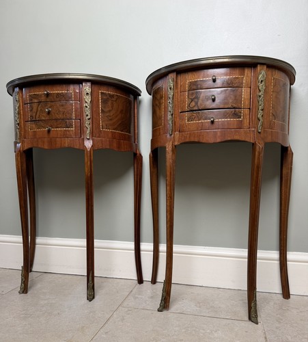 Antique french marquetry inlay - antique,