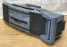 Vintage 1990s Philips Moving Sound Turbo Bass AW7112 Boombox Twin Tape Decks