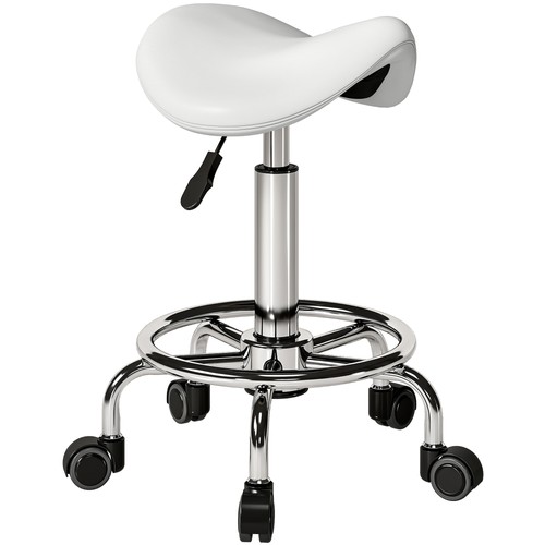 Homcom saddle chair pu - chair,,