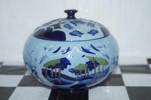 Moorcroft ashgrove lidded jar - ashgrove,