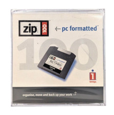Iomega Zip Drive Disc 100 - 100Mb PC Formatted - NEW & SEALED