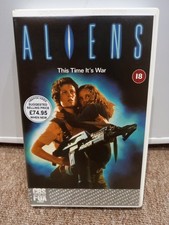 Aliens - Big Box Ex Rental Vhs - Sigourney Weaver .excellent condition 