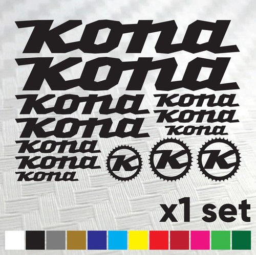 Kona bike stickers vinyl - vinyl, decal