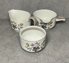 Midwinter Vintage Staffordshire Tableware, Gravy Boat, Jug And Bowl 