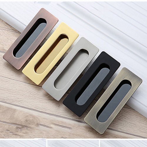 Inset sliding door handle - door,