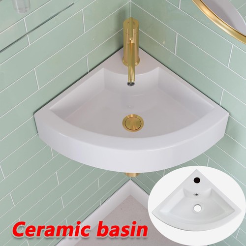 Small quarter corner basin - small,