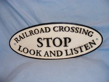Railroad Crossing Railway Sign