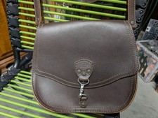 Rare and discontinued Saddleback Leather Brown Crossbody purse