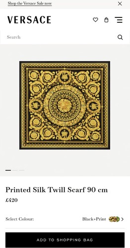 Versace barocco print floral - versace,
