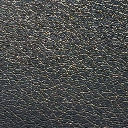 Leather black textured - black,