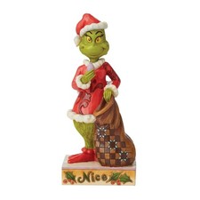 The Grinch by Jim Shore Figurine - Naughty / Nice Grinch 6008891 NEW in Gift Box