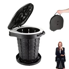 Adjustable Folding Toilet With