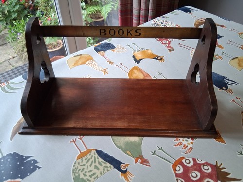 Vintage book rack trough - trough, with
