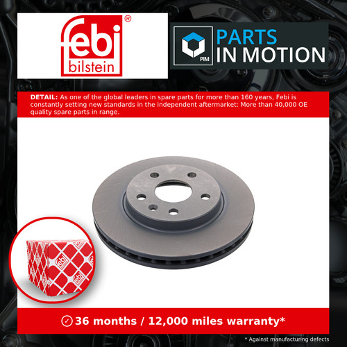 Brake discs pair - discs, vented