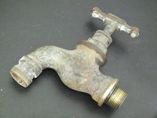 LARGE VINTAGE BRASS WATER TAP