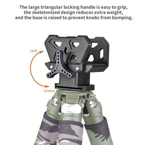 New aluminum shooting saddle - new,