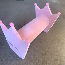 Pink Velvet Hair Clip Band