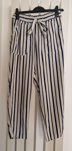 Zara striped trousers size - striped,