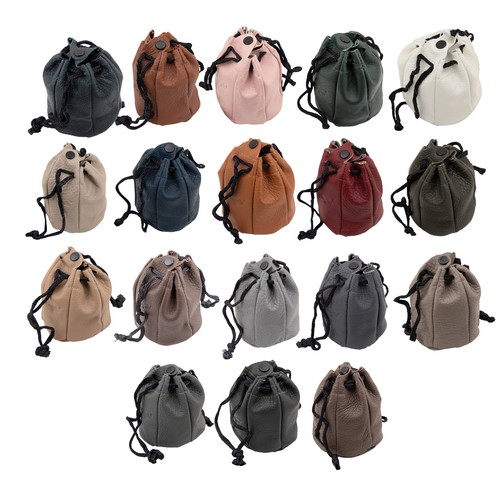Soft leather drawstring - soft,