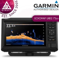 Garmin ECHOMAP UHD2 75cv 7" Marine Chartplotter│Traditional & ClearVu Sonar│IPX7
