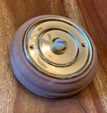 Solid polished brass - solid, 4"