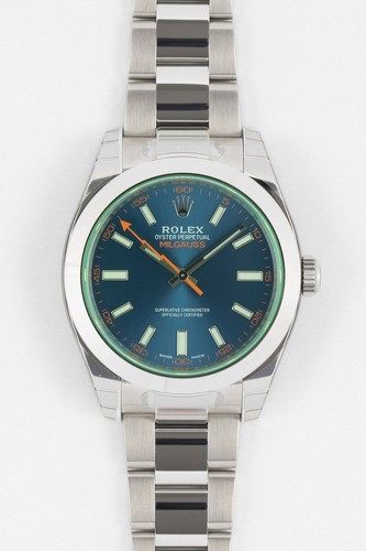 Rolex milgauss blue dial - rolex, z-blue