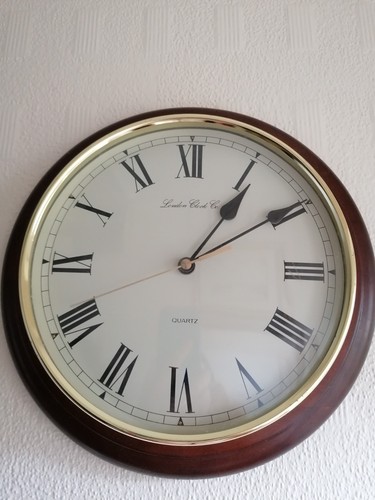 London clock mahogany - clock,