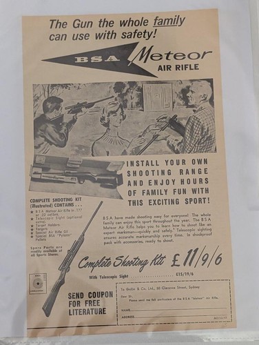 Bsa meteor air - meteor, ad