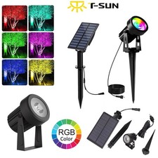 T-SUN Solar LED Spot RGB Light