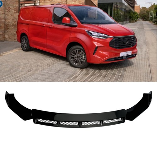 Black front bumper lip - black,