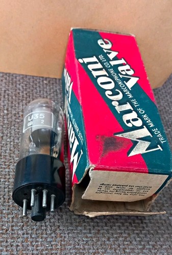 Marconi u35 vacuum tube radio - tube,