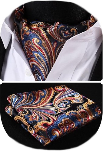 Paisley cravat ascot tie - paisley,
