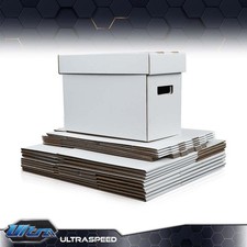 10Pcs Durable Comic Books Storage Boxes Short Holds 150-175 Stackable Archive