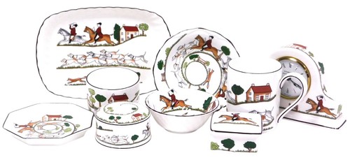 Wedgwood hunting scenes - hunting,