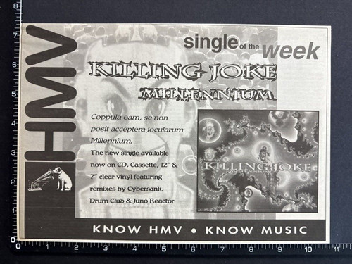 Killing joke millenium 1994 - millenium,