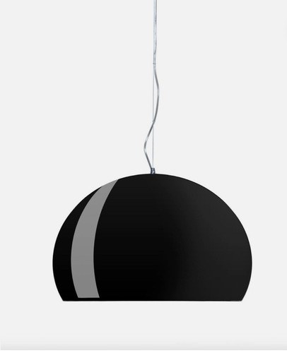 Kartell fly black - kartell, plastic