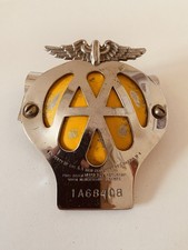 Vintage Car Badge | AA Car