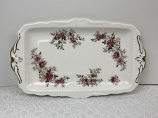 Royal Albert Lavender Rose Bone China Sandwich Tray Unused 1st 30cm x 17.50cm