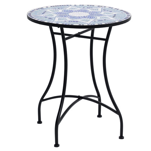 Outsunny garden table mosaic - garden, table,