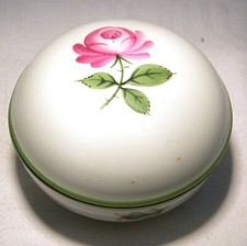 AUGARTEN WIEN VIENNA ROSE HEART TRINKET BOX 