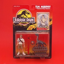 JURASSIC PARK ☆ TIM MURPHY JURASSIC PARK Vintage Figure Sealed MOC World Carded