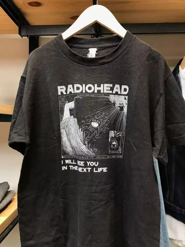 Radiohead band 90s graphic - radiohead,