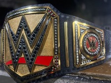 UNDISPUTED CHAMPIONSHIP NEW UNIVERSAL REPLICA BELT 2MM BRASS ADULT SIZE WWE