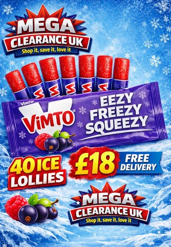 Vimto juice ice pops - 40,